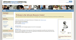 Desktop Screenshot of advocateresourcecenter.org